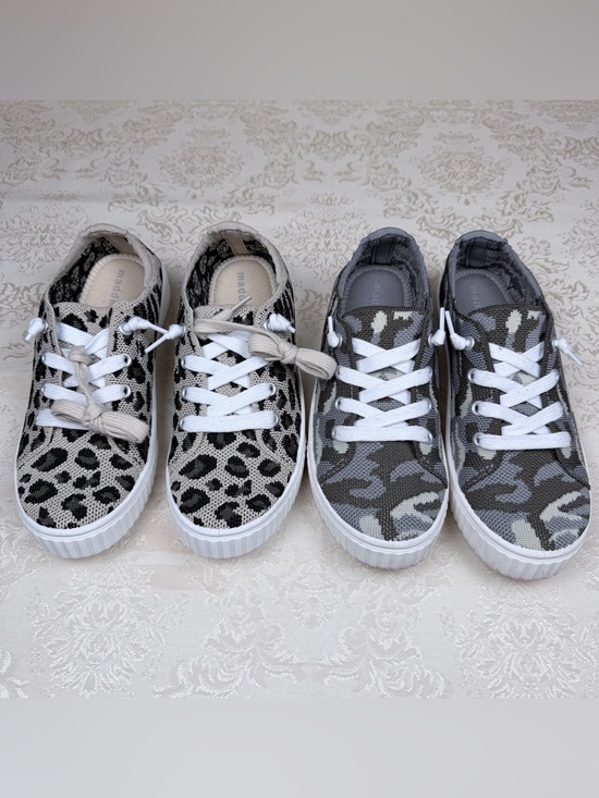 Madden Girl Shoes - Madden Girl Low-Top Casual Sneakers in Camo and Animal Print (2 Pairs)